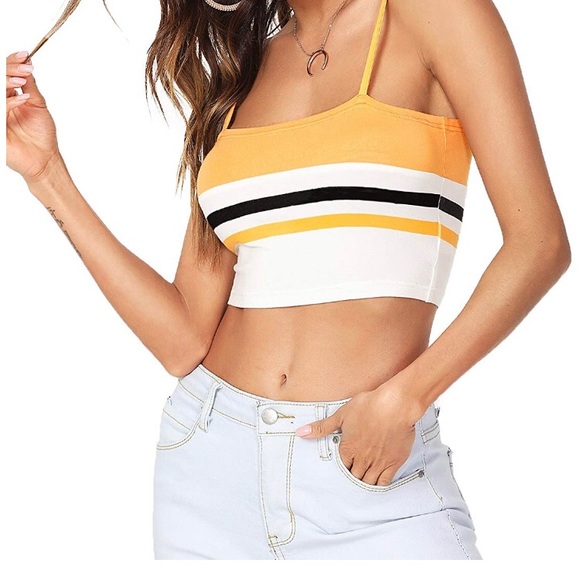 Tops - Stretch Spaghetti Strap workout Cami Tank Top